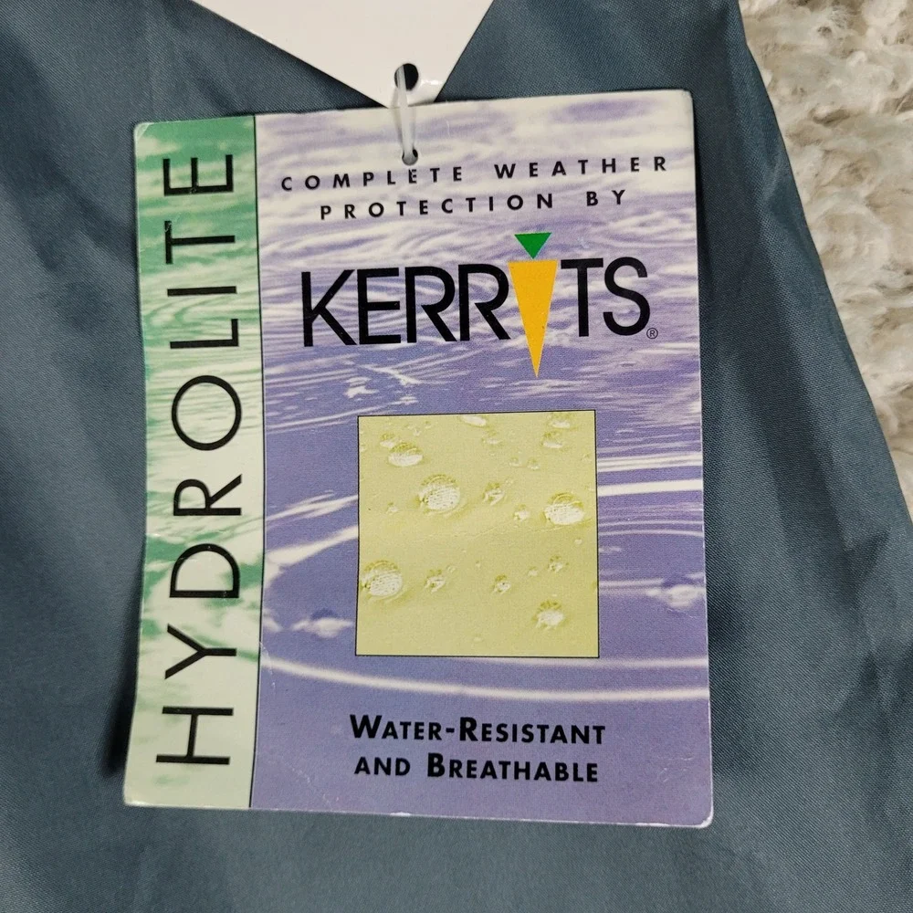 Kerrits Flying Change Pant Size Medium Blue Hydrolite Water Resistant Teflon NEW